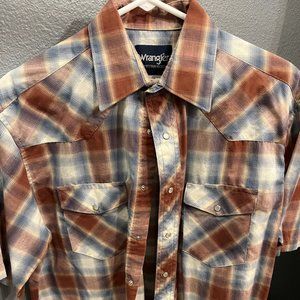 Men's short sleeve dress button up shirt